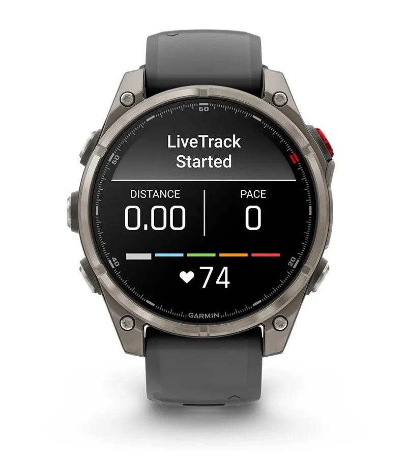 LiveTrack на Garmin Fenix 8 Pro