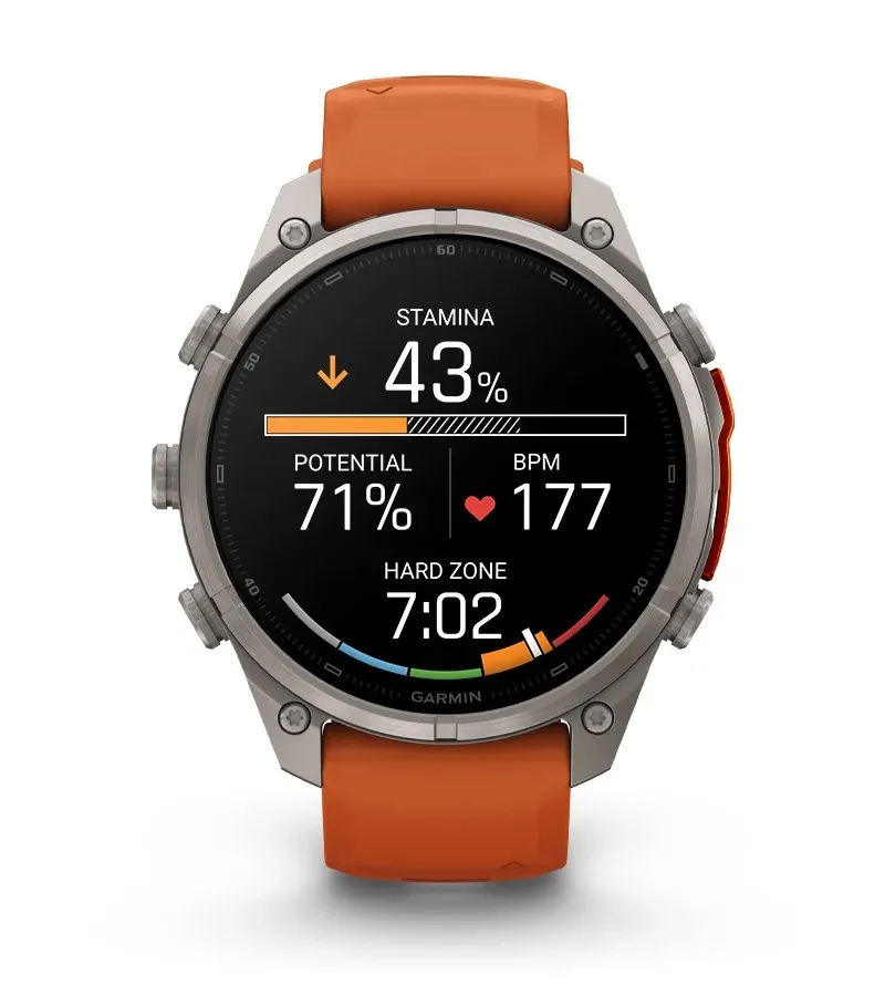 Экран выносливости Stamina на Garmin Fenix 9 Pro