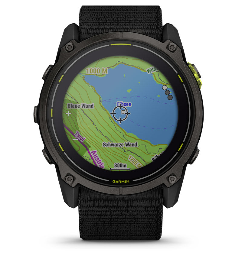 Карта маршрута на Garmin Enduro 3