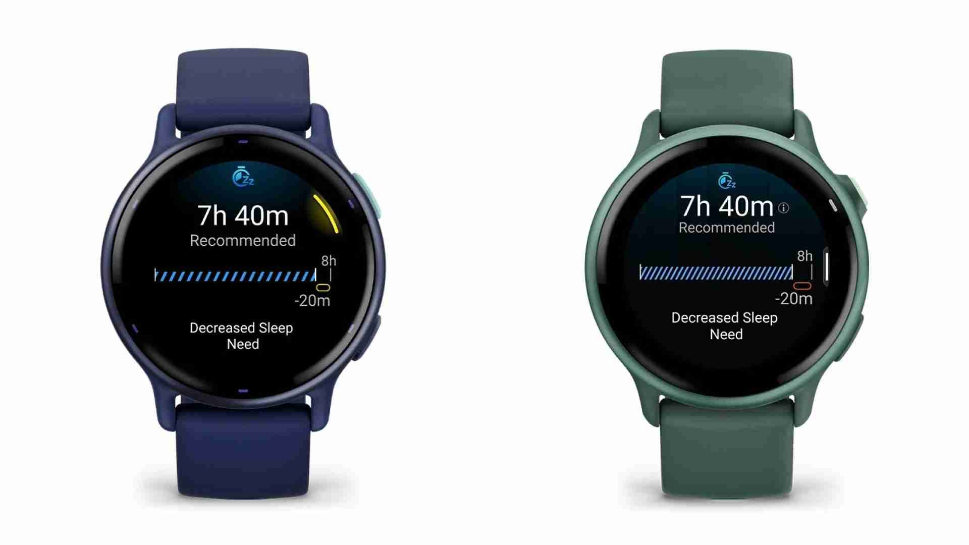 Vivoactive 5 слева и Vivoactive 6 справа