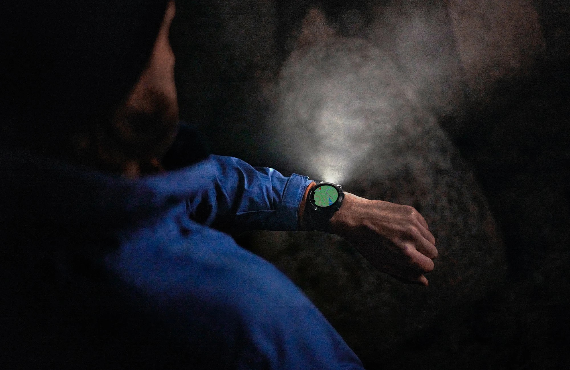 Built-in flashlight