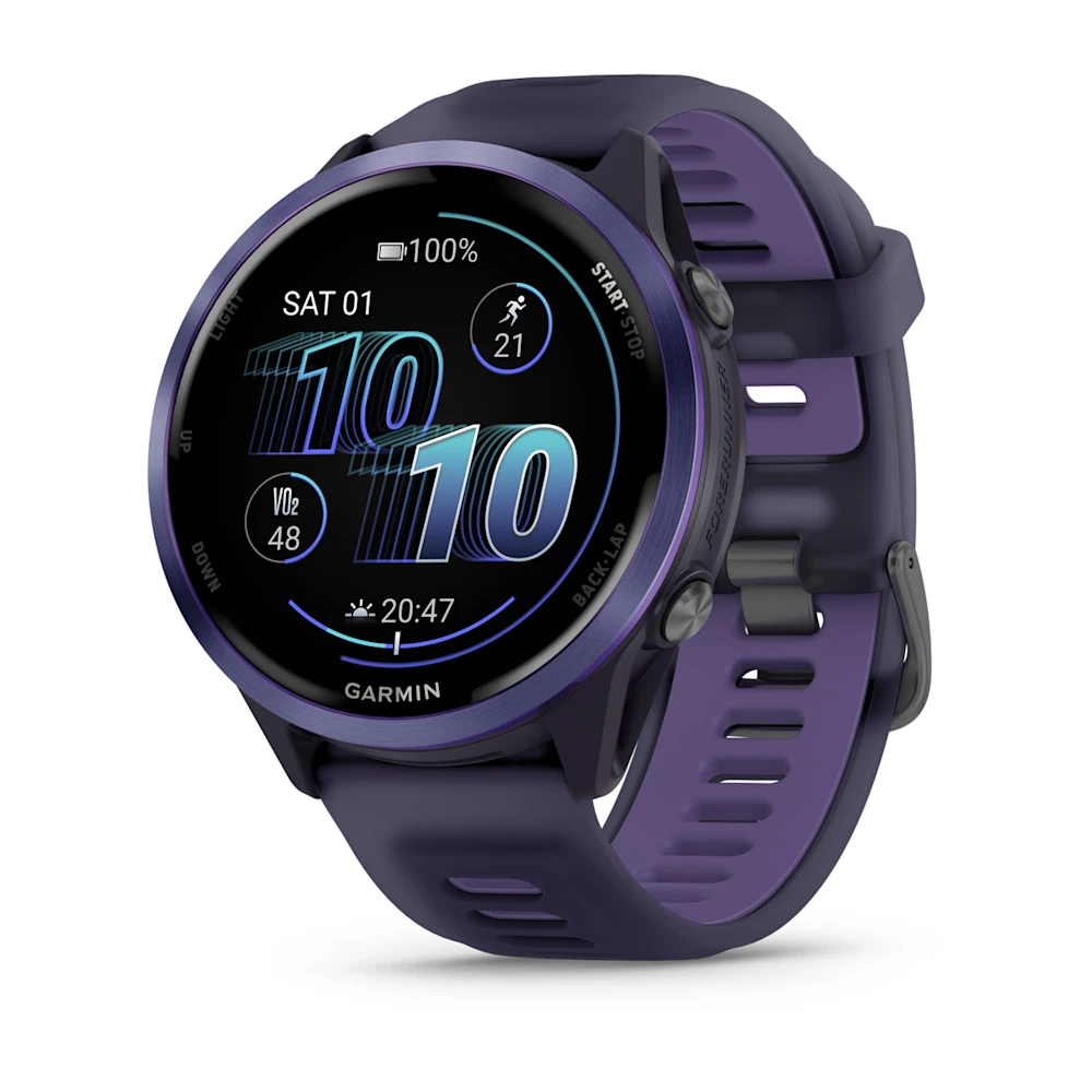 Garmin Forerunner 570 47 mm, крупный план циферблата