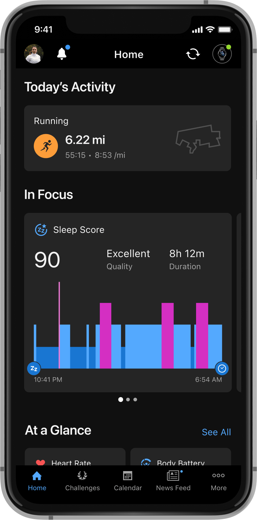 Garmin Connect на телефоне