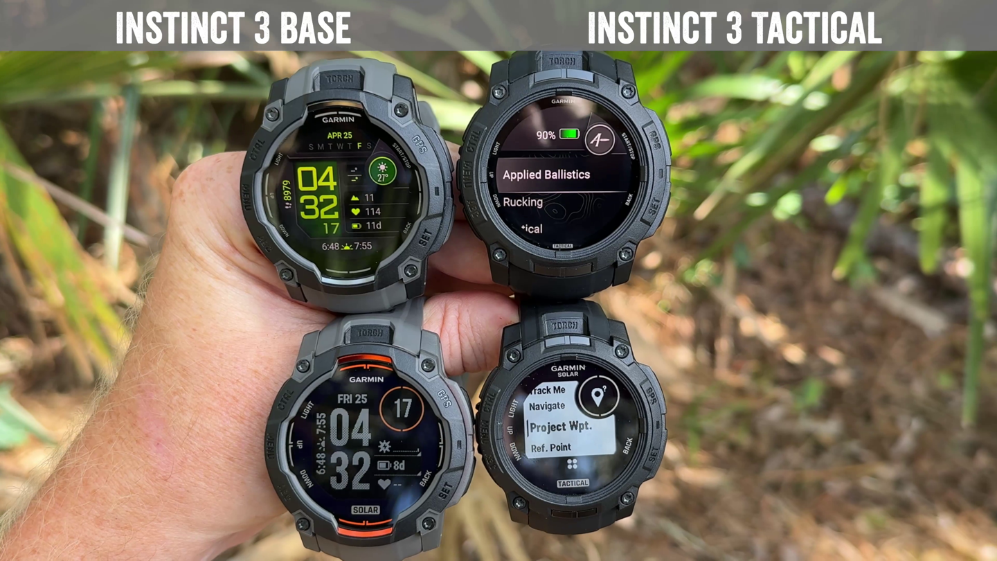 Garmin Instinct 3 Tactical vs Instinct 3 Hands-on: Everything You Need to Know!