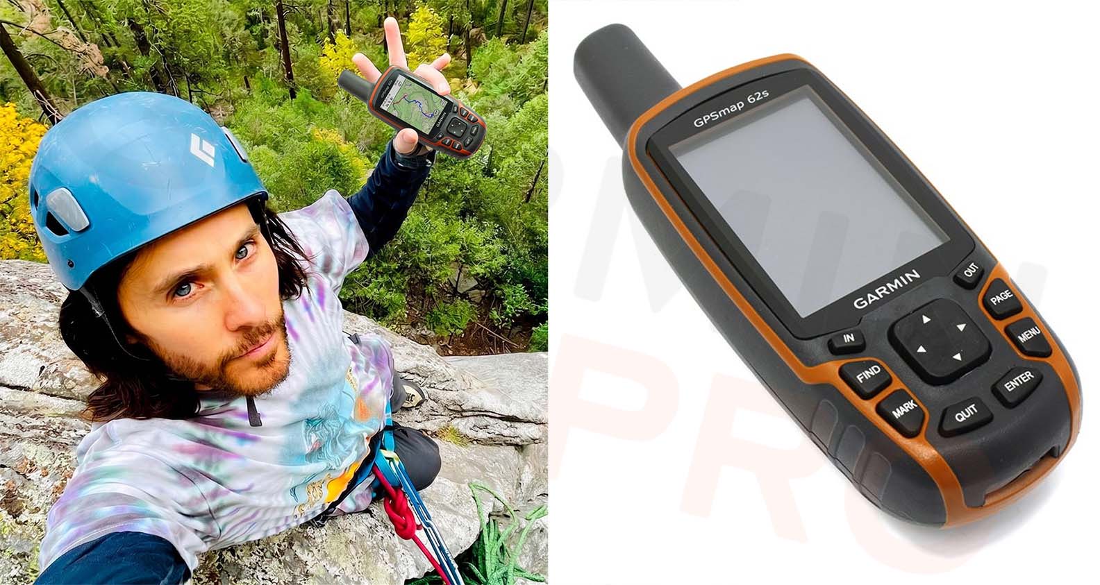 Джаред Лето со скалолазанием и Garmin GPSMAP 62s
