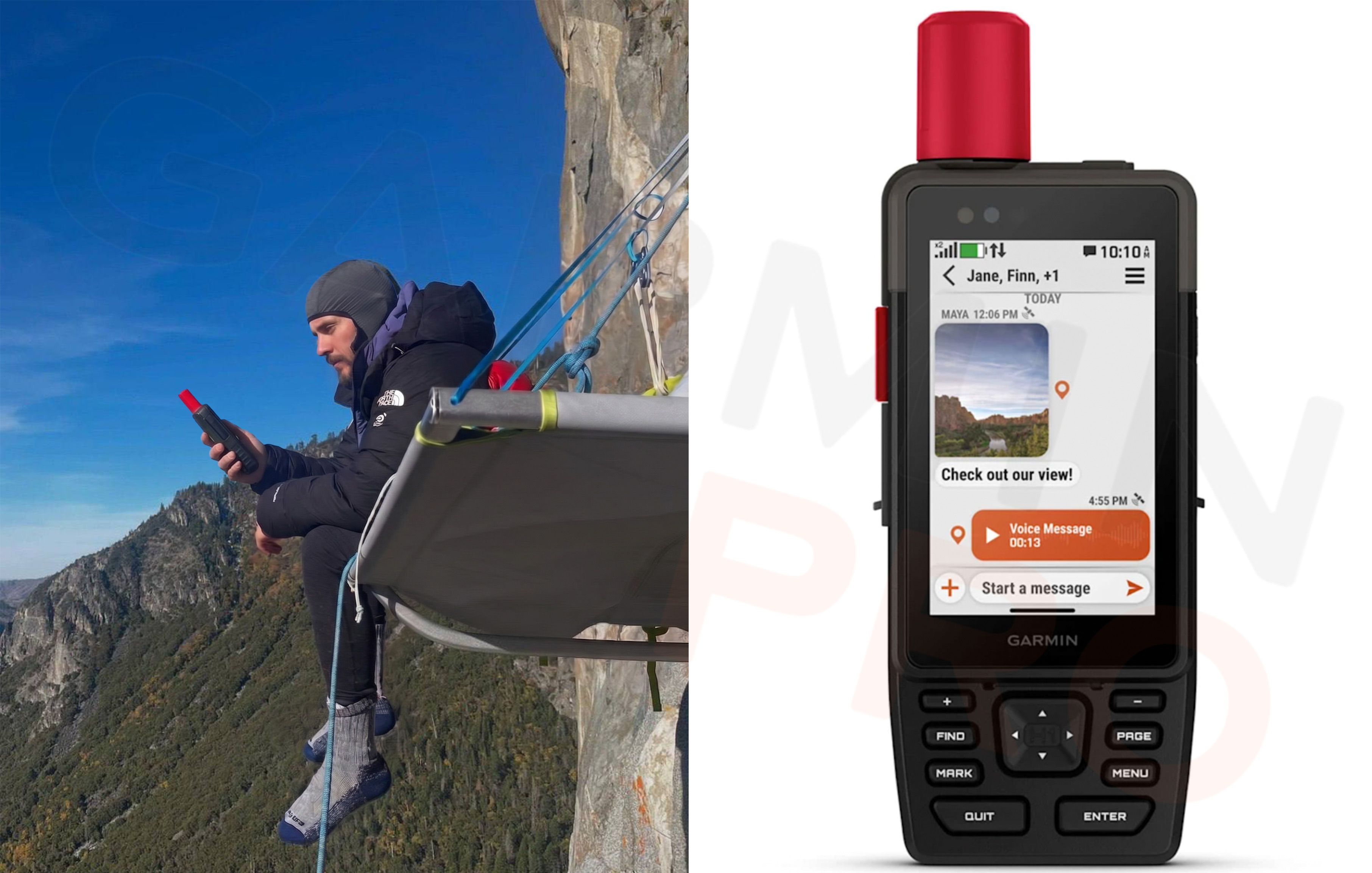 Джаред Лето на скале с Garmin GPSMAP H1i Plus