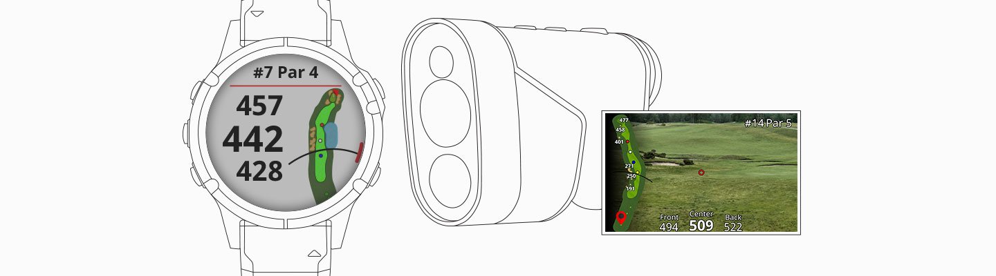 Какие бывают дальномеры Garmin для гольфа