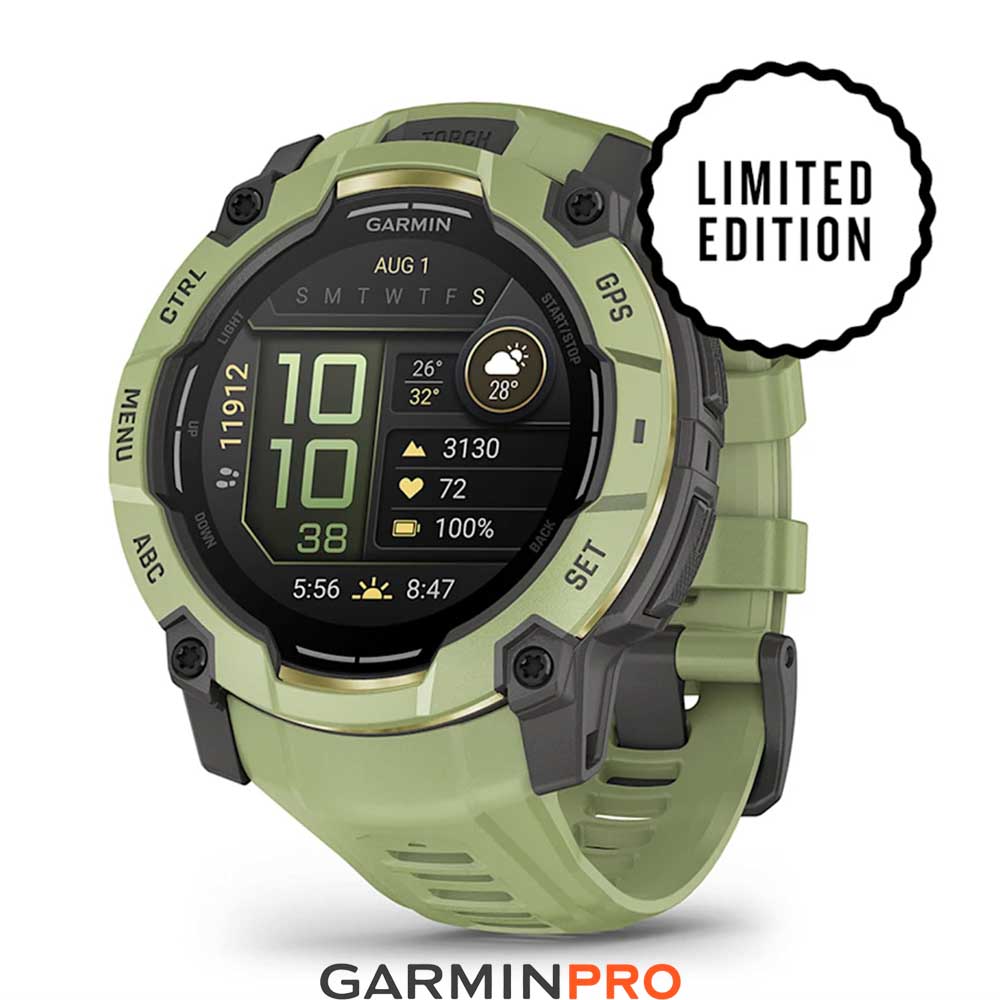 Garmin Instinct 3 50 mm, AMOLED Fern Green with Fern Green Band (010-03020-02)