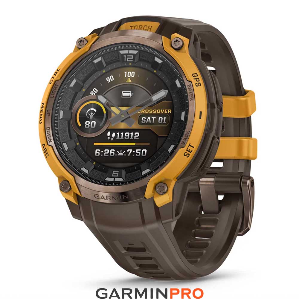 Garmin Instinct Crossover AMOLED Bronze/Sunburst (010-03398-01)