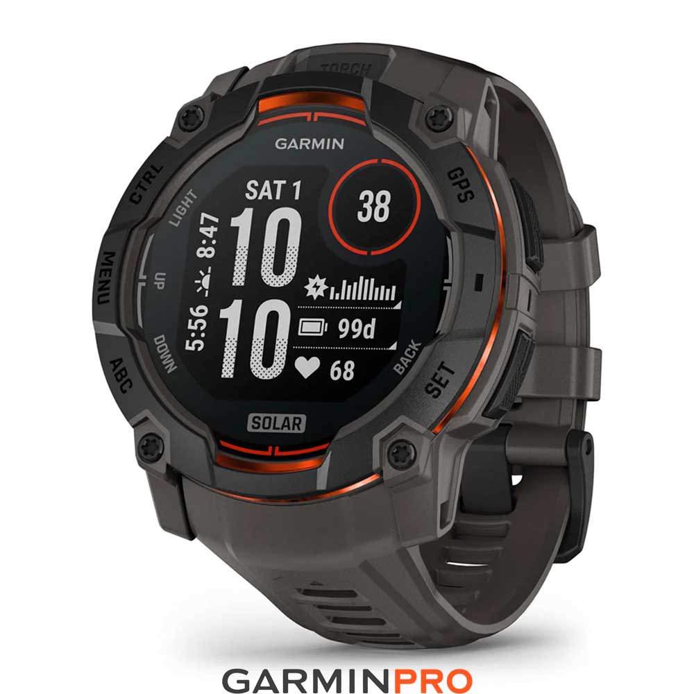 Garmin Instinct 3 50 mm, Solar Black (010-02935-00)
