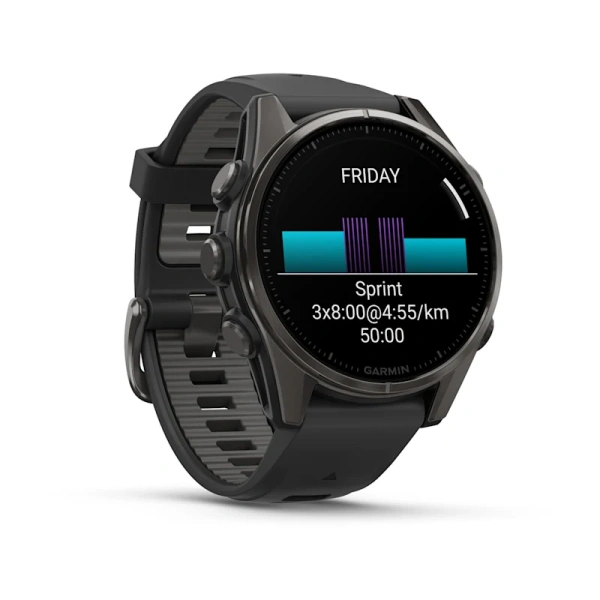 Garmin Fenix 8 43 mm AMOLED Sapphire Carbon Grey DLC (010-02903-21)