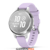 Garmin Lily 2 Active Silver with Purple Jasmine Silicone Band (010-02891-01)