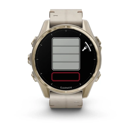 Garmin Fenix 8 43 mm AMOLED Sapphire Soft Gold Leather (010-02903-40)