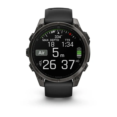 Garmin Fenix 8 47 mm AMOLED Sapphire Carbon Grey DLC (010-02904-21)