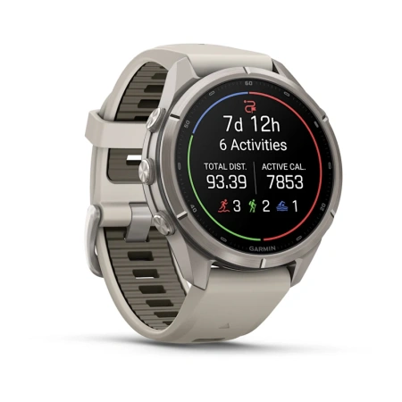 Garmin Fenix 9 Pro 43mm Titanium Fog Grey/Dark Sandstone (010-04335-86)