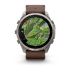 Garmin Fenix 9 Pro InReach 51mm Titanium Walnut Leather Band (010-04337-41)