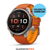 Garmin Fenix 9 Pro 47mm Titanium Autumn Orange/Spark Orange (010-04336-06)
