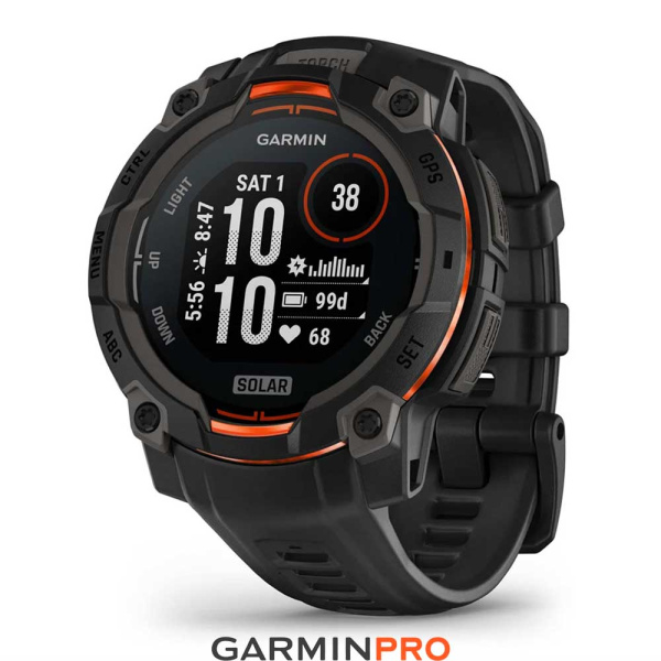 Garmin Instinct 45 mm, Solar Black (010-02934-00)
