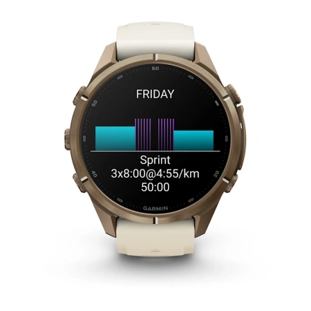 Garmin Fenix 9 Pro 43mm Autumn Gold Titanium Cream/French Grey (010-04335-26)