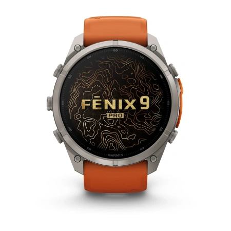 Garmin Fenix 9 Pro 51mm Titanium Autumn Orange/Spark (010-04337-06)