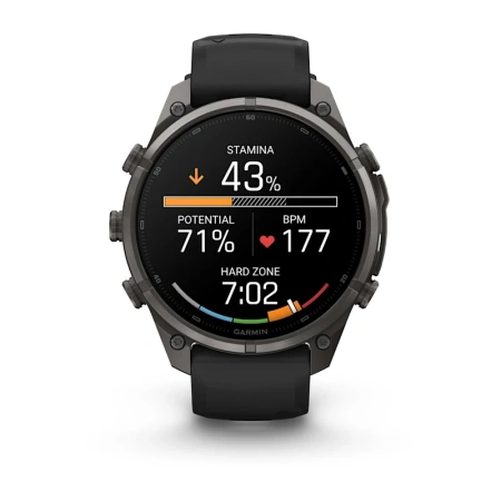 Garmin Fenix 9 Pro 47mm Carbon Gray DLC Titanium Black/Pebble Grey (010-04336-16)