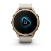 Garmin Fenix 9 Pro InReach 43mm Autumn Gold Titanium Bone Leather Band (010-04335-41)
