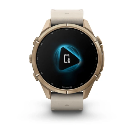 Garmin Fenix 9 Pro InReach 43mm Autumn Gold Titanium Bone Leather Band (010-04335-41)