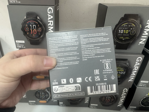 Garmin Fenix 8 51 mm MicroLED Sapphire Carbon Grey DLC (010-03380-05)