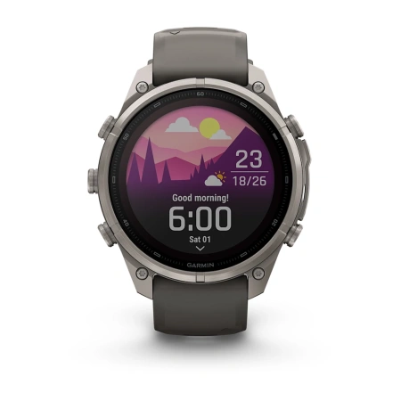 Garmin Fenix 9 Pro Solar 47mm Titanium Pebble Grey (010-04338-06)