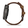 Garmin Venu 4 45 mm Slate Leather Band(010-03014-03)