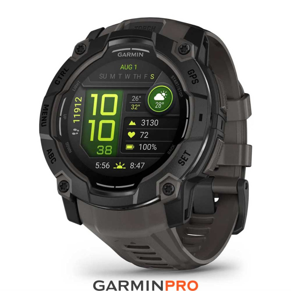 Garmin Instinct 3 50 mm, AMOLED Black (010-03020-00)