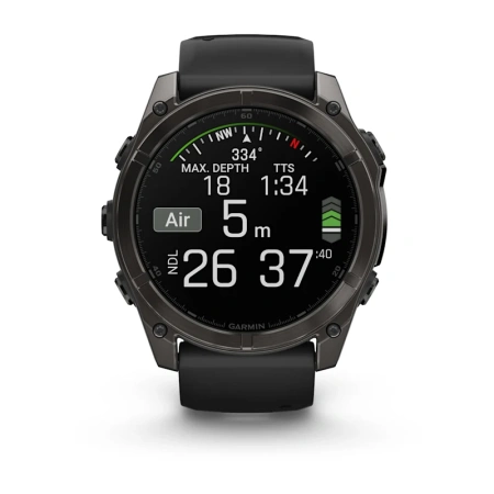 Garmin Fenix 8 51 mm AMOLED Sapphire Carbon Grey DLC (010-02905-21)