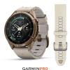 Garmin Fenix 9 Pro InReach 43mm Autumn Gold Titanium Bone Leather Band (010-04335-41)
