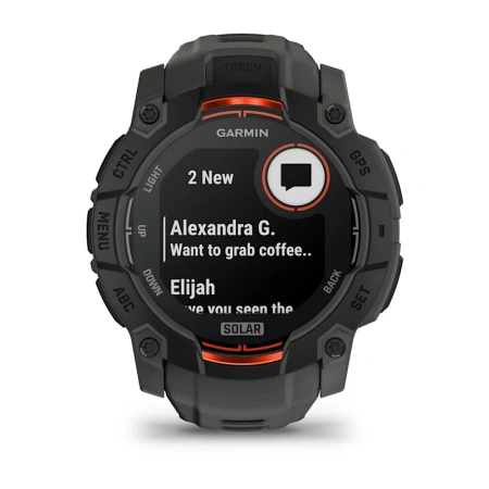 Garmin Instinct 3 50 mm, Solar Black (010-02935-00)