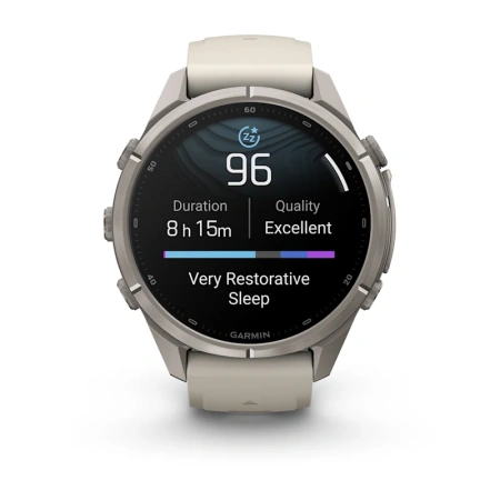 Garmin Fenix 9 Pro 43mm Titanium Fog Grey/Dark Sandstone (010-04335-86)