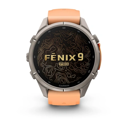 Garmin Fenix 9 Pro 43mm Titanium Shell Pink/Autumn Orange (010-04335-06)