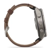 Garmin Fenix 9 Pro InReach 51mm Titanium Walnut Leather Band (010-04337-41)