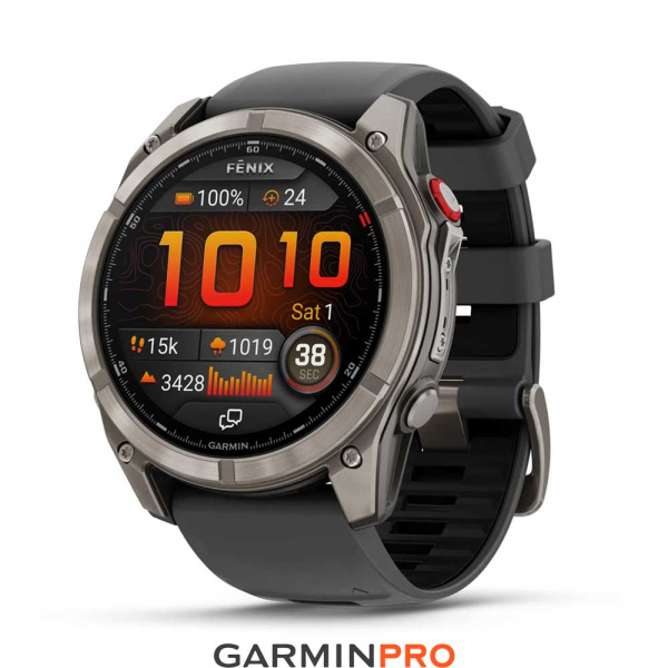 Garmin Fenix 8 Pro 51 mm AMOLED Sapphire Titanium (010-03199-11)