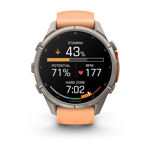 Garmin Fenix 9 Pro 43mm Titanium Shell Pink/Autumn Orange (010-04335-06)