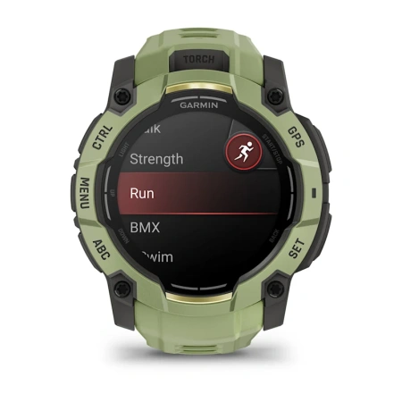 Garmin Instinct 3 50 mm, AMOLED Fern Green with Fern Green Band (010-03020-02)
