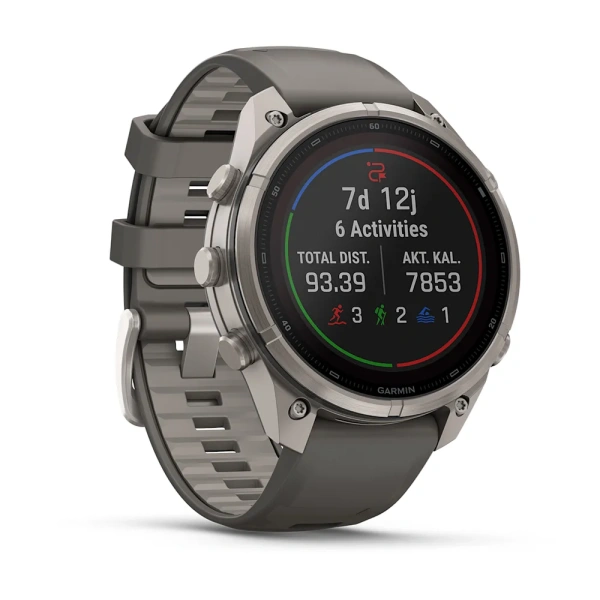 Garmin Fenix 9 Pro Solar 47mm Titanium Pebble Grey (010-04338-06)