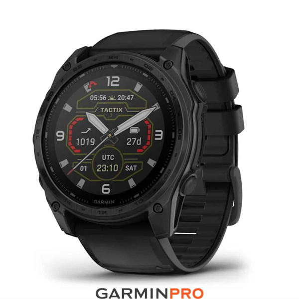 Garmin Tactix 8 51 mm, Solar Includes Applied Ballistics Ultralight Solver (010-03407-01)