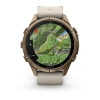 Garmin Fenix 9 Pro InReach 43mm Autumn Gold Titanium Bone Leather Band (010-04335-41)
