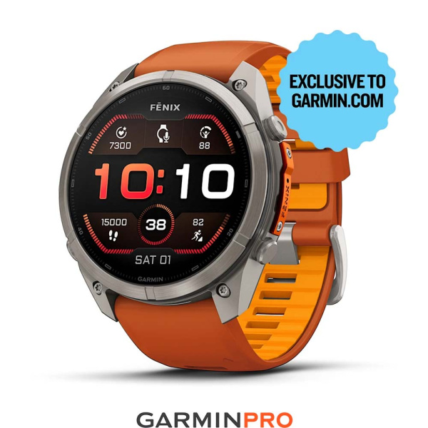 Garmin Fenix 9 Pro 51mm Titanium Autumn Orange/Spark (010-04337-06)