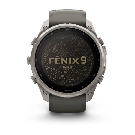 Garmin Fenix 9 Pro Solar 51mm Titanium with Pebble Grey (010-04339-06)