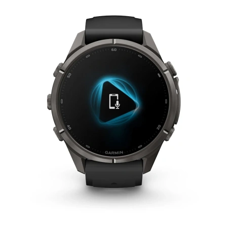 Garmin Fenix 9 Pro 43mm Carbon Gray DLC Titanium Black/Pebble Grey (010-04335-16)
