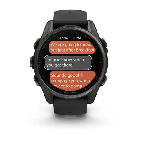 Garmin Fenix 8 43 mm AMOLED Sapphire Carbon Grey DLC (010-02903-21)