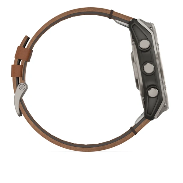 Garmin Fenix 8 51 mm AMOLED Sapphire Titanium Leather (010-02905-40)