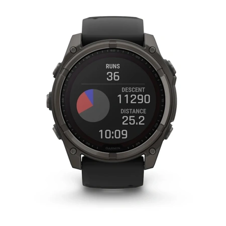 Garmin Fenix 8 51 mm Solar Sapphire Carbon Grey DLC (010-02907-11)