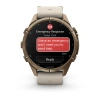 Garmin Fenix 9 Pro InReach 43mm Autumn Gold Titanium Bone Leather Band (010-04335-41)